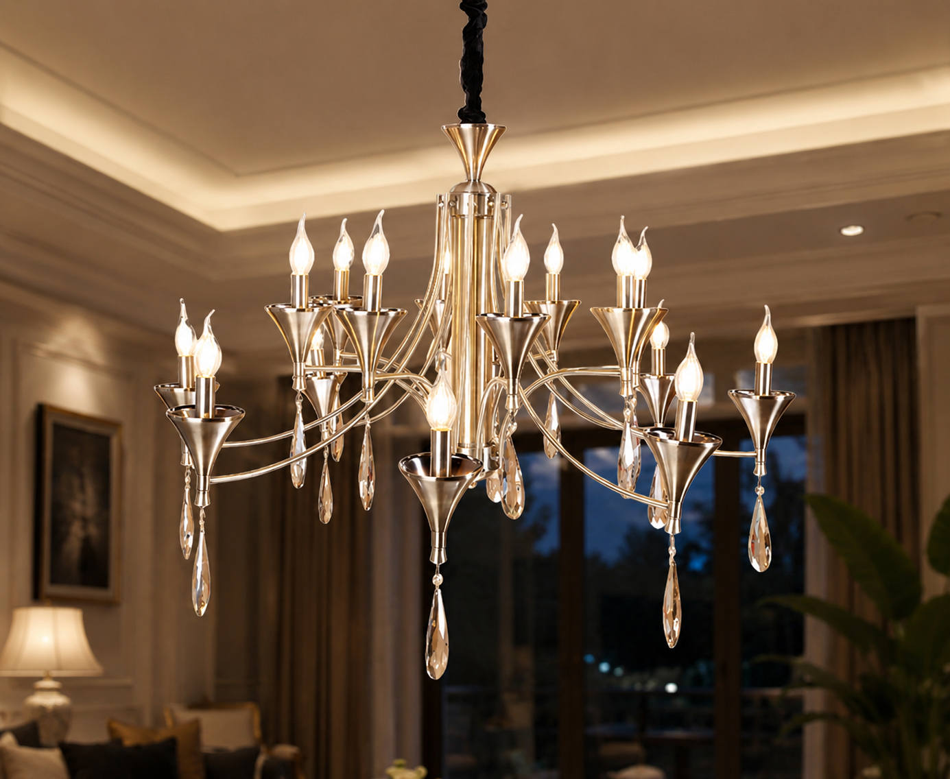 Grand Manor Chandelier